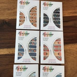 It’s a wrap nail polish strips 4 pack new